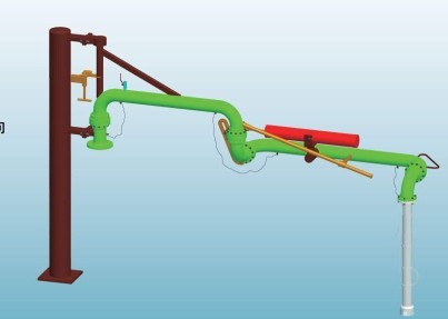 福建南平客戶定制采購的一批鹽酸和硫酸裝車用裝車鶴管已通過物流發(fā)往使用現場(1)